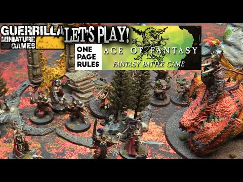 Let's Play! - AGE OF FANTASY by One Page Rules