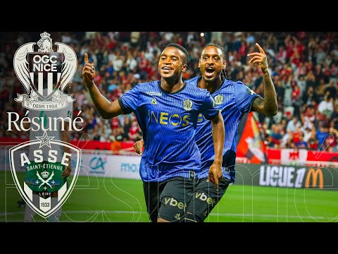 Résumé Nice - Saint-Etienne (8-0) I J5 - Ligue 1 McDonald's 2024-2025