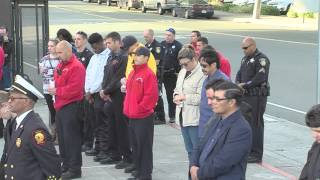 5/13/15 Vallejo Police and Fire Candlelight Vigil
