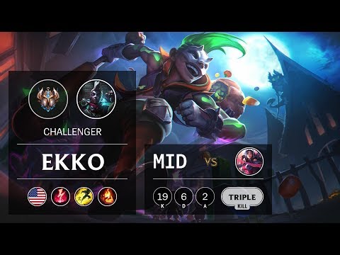 Ekko Mid vs Irelia - NA Challenger Patch 9.7