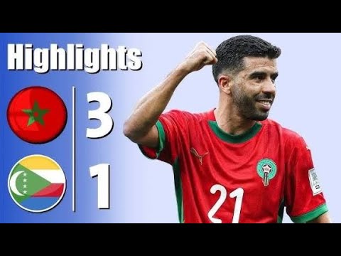 Morocco 3-1 Comoros – Arab Cup 2025 Highlights & All Goals