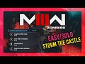 Storm The Castle Act 3 Tier 3 MW3 Zombies GUIDE Quick Solo MWZ Mission Tutorial