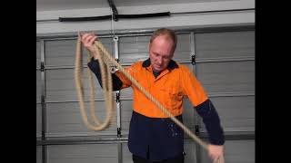 Restoring Talitha Ep. 39 - Ropework 7 - How to Coil a Rope