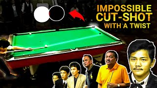 EFREN REYES MOST IMPOSSIBLE SHOTS WITH A TWIST
