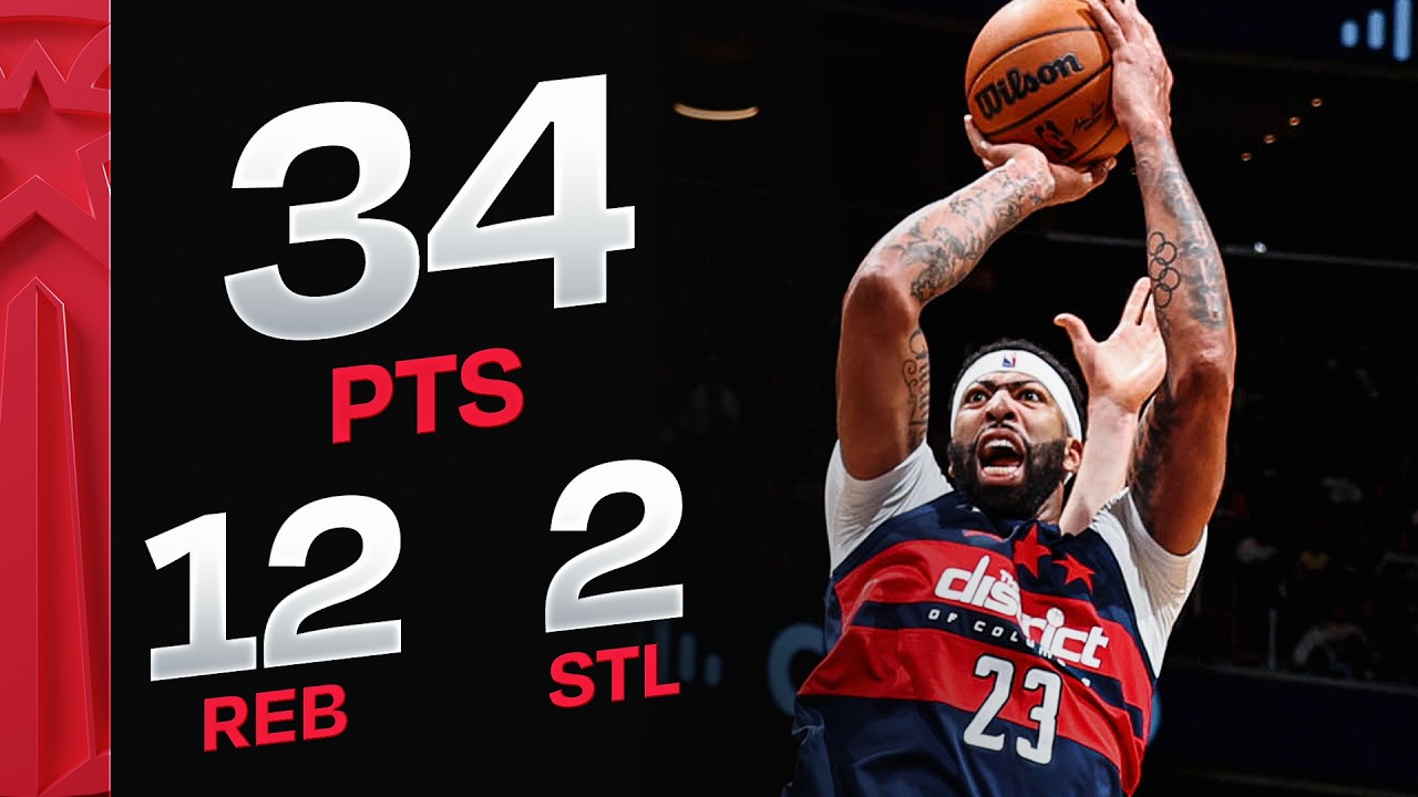 Anthony Davis Franchise Record 34 PTS in Wizards Debut | October 21, 2026