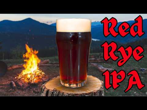 All-Grain Red RYE IPA Beer Recipe!