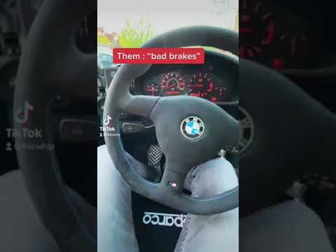 Bad brakes or track brakes? 😂 #e36m3 #shorts