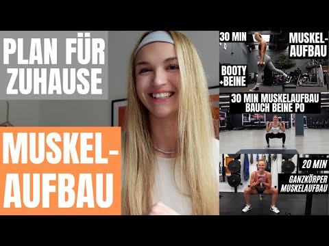 Eigenen YouTube Workout Trainingsplan erstellen für Muskelaufbau Zuhause