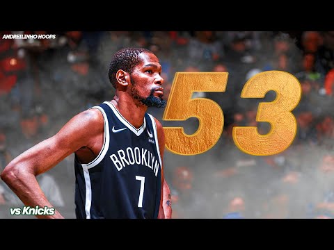 Kevin Durant 53 POINTS vs Knicks! ● Full Highlights ● 13.03.22 ● 1080P 60 FPS