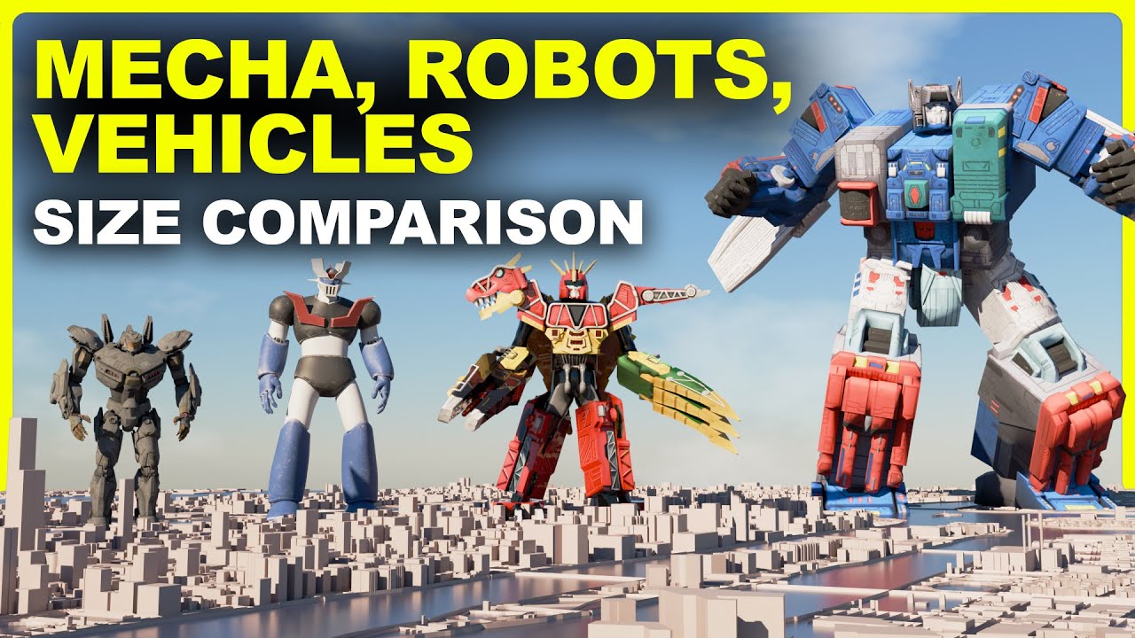 Robot a confronto: il video 3D che mette in scala le icone della fantascienza