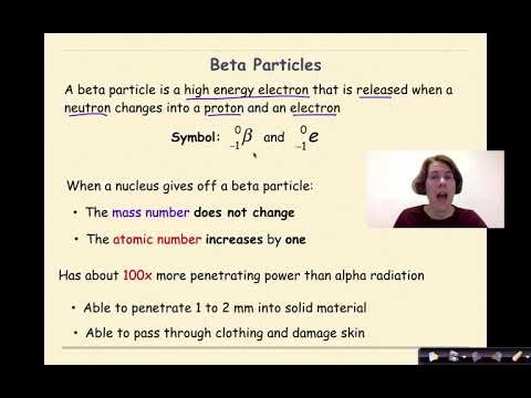 Regents Chemistry Nuclear Chemistry Part 2 Common Radioactive Emissions