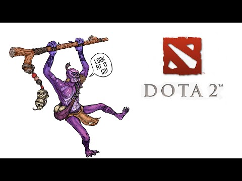 How To Play Witch Doctor The Only Way! Dota 2 Witch Doctor Gameplay. Feeling Good Man! 🚑🤣