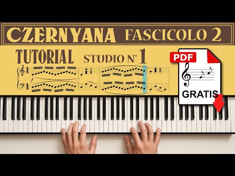 Czernyana Vol. 2 - Exercise 1 Easy Piano Tutorial Free Sheet Music