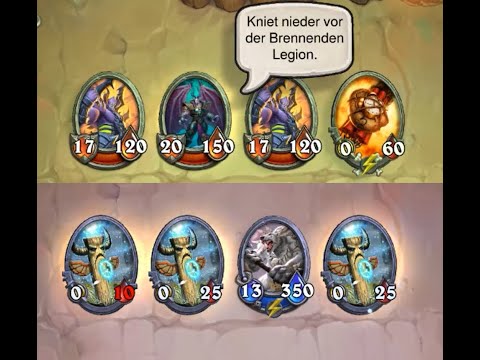 Hearthstone Söldnermodus #43 Teufelswald / Winterquell heroisch Lord  Schattenfluch und Schneeklaue