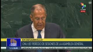 Serguei Lavrov, canciller ruso, discurso en la 81° Asamblea General de la ONU, 26 septiembre 2026