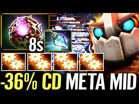 🔥 -36% CD Clockwerk NEW META MID — Octarine + Prism Aghanim 8SEC Power Cogs Forever Dota 2 Pro