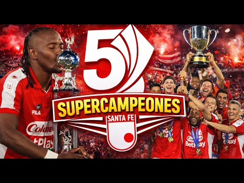 ¡SUPER CAMPEONES! Santa Fe 3–0 Junior | El 5to título de la superliga desde la Tribuna Cardenal