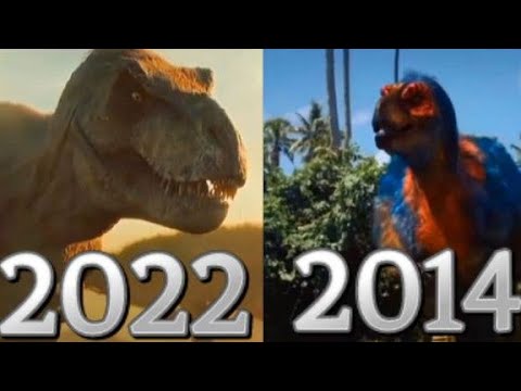 Evolution of t-rex feathered/emplumado Bad Romance (2014-2021)#short#Venom310