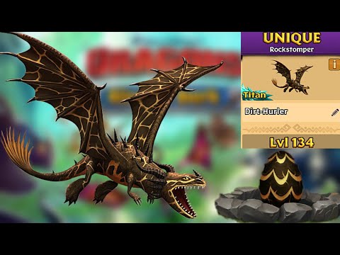 Dirt-Hurler Max Level 134 Titan Mode - Dragons:Rise of Berk