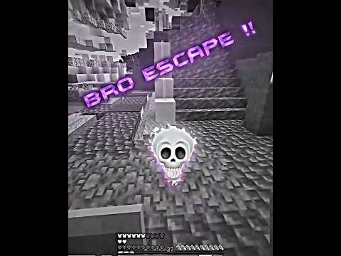 Wemmbu Void Escape..🗿☠️ | Wemmbu Edit | #minecraft #edit #clutch #shorts