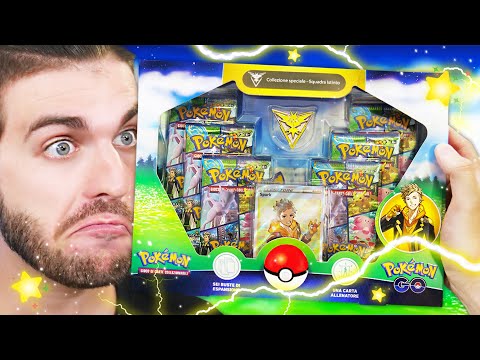 *CAMBIO SQUADRA?!* APRO LA COLLEZIONE SPECIALE POKEMON GO DEL TEAM GIALLO! - Collezione Istinto