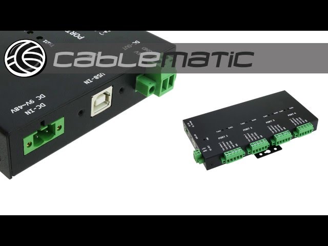 Vídeo relacionado con DTech Cable adaptador de puerto serie RS422 RS485 con chipset FTDI de 5 posiciones para Windows 11 10 8 7 XP Mac (4 pies)
