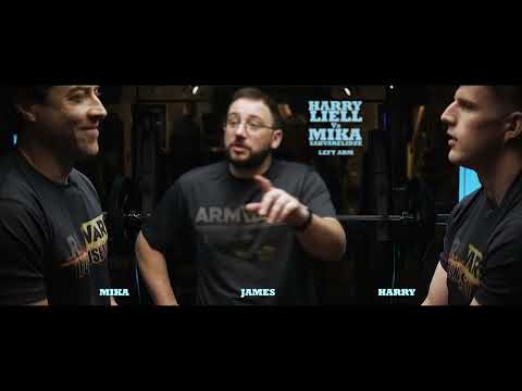 MIKA SAKVARELIDZE Vs. HARRY LIELL - OFFICIAL PRE MATCH ‘HEAD TO HEAD’ - ARM WARS ‘IRON HOUSE 3’