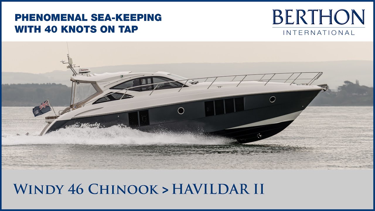 [OFF MARKET] Windy 46 Chinook (HAVILDAR II) Sea Trial, with Hugh Rayner - Yacht for Sale - Berthon