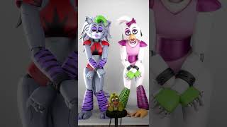 FNAF Glamrock Chica &amp; Roxanne Wolf Brooklyn Blood Pop Dance