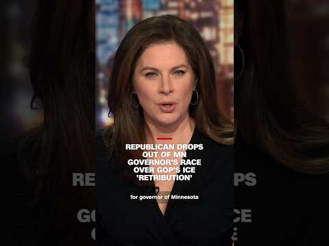 Republican drops out of MN governor's race over GOP's ICE 'retribution'