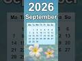 September 2026 Calendar