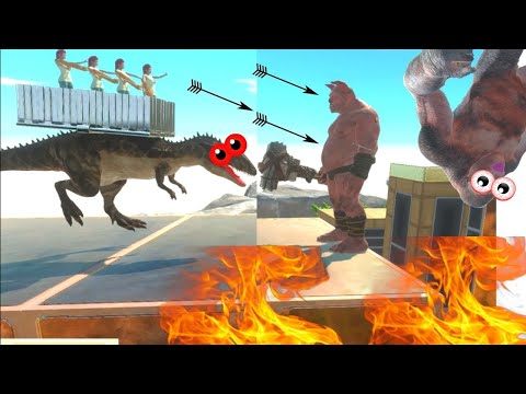 UNITS FALL IN EXPLOSION WITH CRAZY CARCHA  - ANIMAL REVOLT BATTLE SIMULATOR