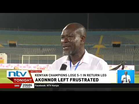 Gor Mahia head coach Charles Akonnor frustrated after humiliation by Pyramids FC