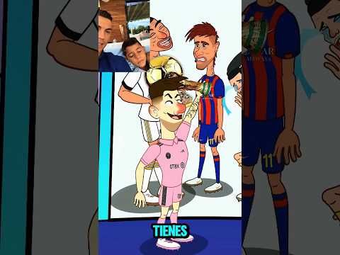 ¡Messi AYUDA a Ronaldo a tener LA COPA DEL MUNDO😱🏆!. Ronaldo🐐, Messi👑, Neymar⚽ y Mbappe🐢.