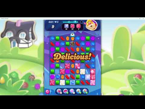 Candy Crush Saga Nightmare Level 661 Completed | Audio Talkthrough | F2P Strategy & Tips