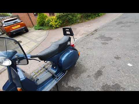 vespa px polini 210, my small wheels exhaust