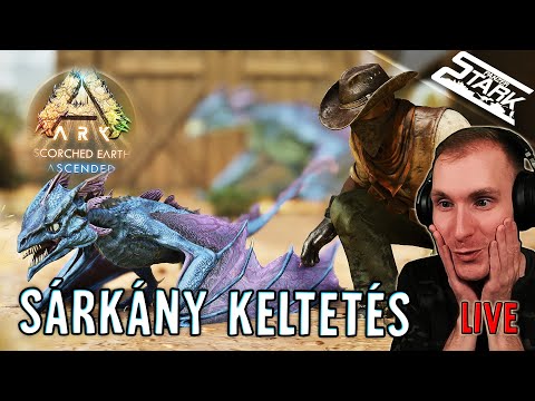 ARK Ascended: Scorched Earth - 6.Rész (Sárkány keltetés & nevelés) - Stark LIVE