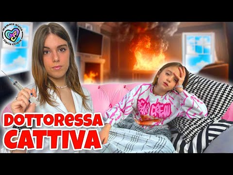 LA NUOVA DOTTORESSA AURORA DIVENTA CATTIVA E ENTRA IN CASA NOSTRA DI NASCOSTO! FIGLIACHIARA STA MALE