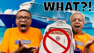 BANNED! Carnival Cruise Carry On Packing