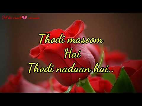 Khubsurat Hai Woh Dil Ka Mehman Hai Lyrics - WHATSAPP STATUS SONG