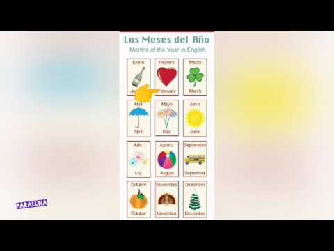 🇺🇲 MONTH of the year / 🌿 Los MESES del año en INGLÉS americano