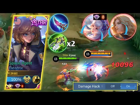 NEW BEATRIX ONE SHOT BUILD - DAMAGE HACK BUILD | TOP GLOBAL BEATRIX