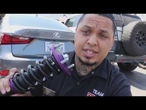 Dropping d2 coilovers on Lexus is250
