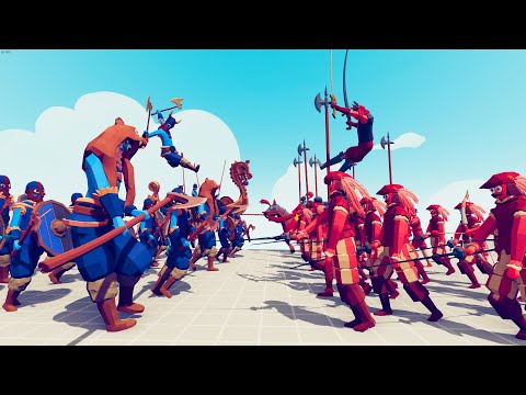 RENAISSANCE TEAM vs VIKING TEAM | TABS Totally Accurate Battle Simulator