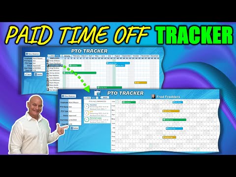 Create Horizontal AND Vertical Tabs in this Excel Employee Manager Part 1