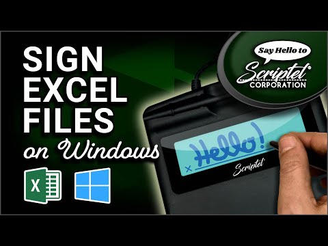 Sign with the MS Excel Plugin