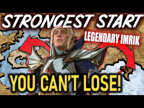 PERFECT 10 TURNS Imrik (Knights of Caledor - Legendary) - Dragon Isles Conquest [Total Warhammer 3]
