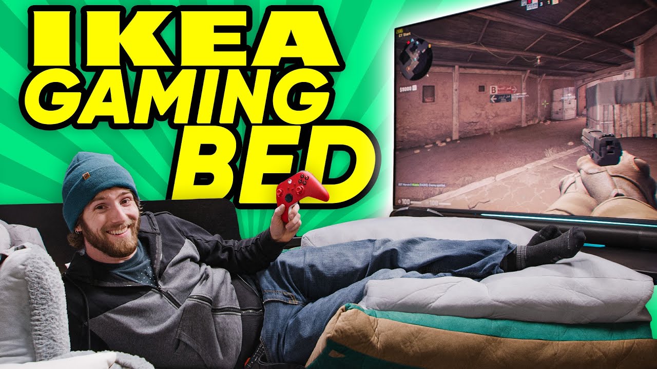Watch video The ULTIMATE gaming bed Now The ULTIMATE gaming bed