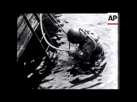 German Ship 'Derflinger' Raised For Scrap