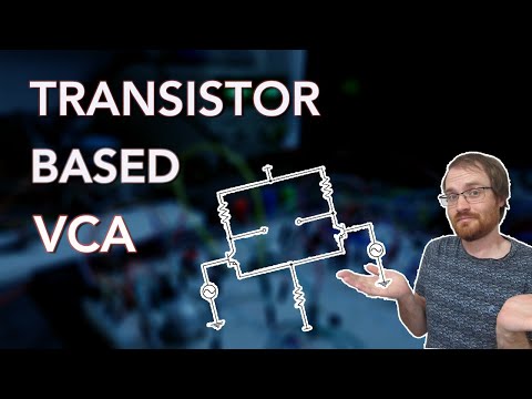 Transistor-Based Voltage Controlled Amplifier (VCA)
